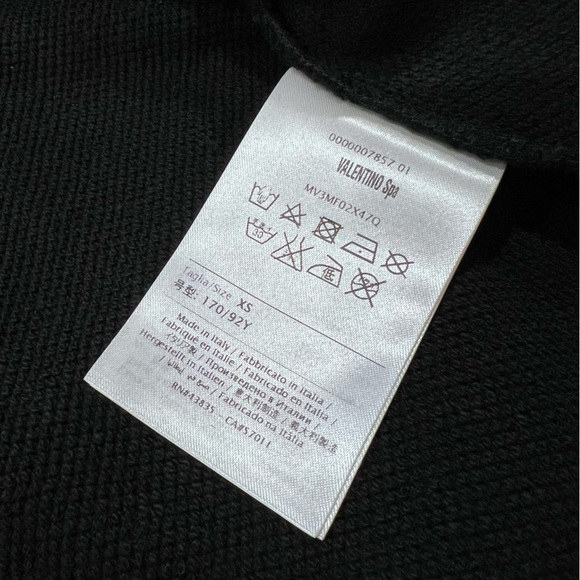 Valentino Rockstud Zip up Hoodie Sweatshirt - Picture 5 of 10